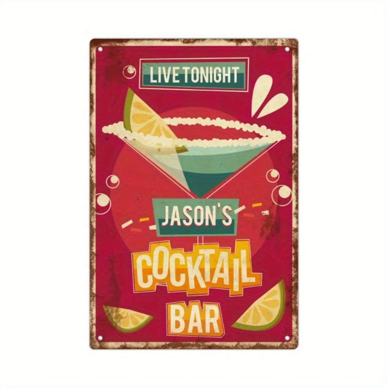 Home Bar Signs - Custom Metal Sign 
