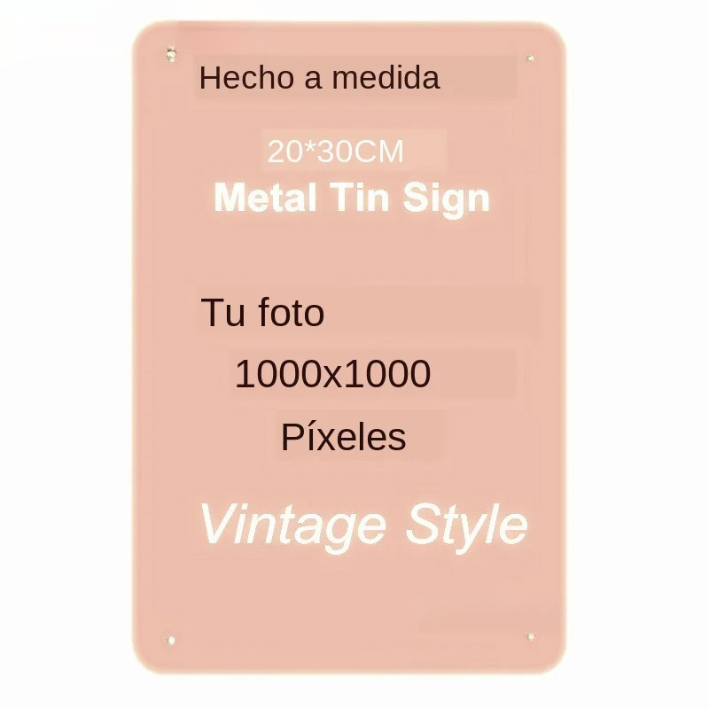 Personalized 20×30cm Vintage S - Home Bar Cafe ulasan dan harga