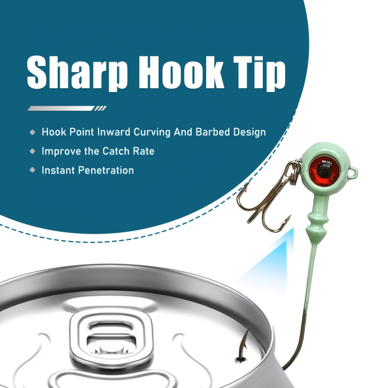5pcs   Double-Hook Jig Heads,  - Jigger Double Sided ulasan dan harga