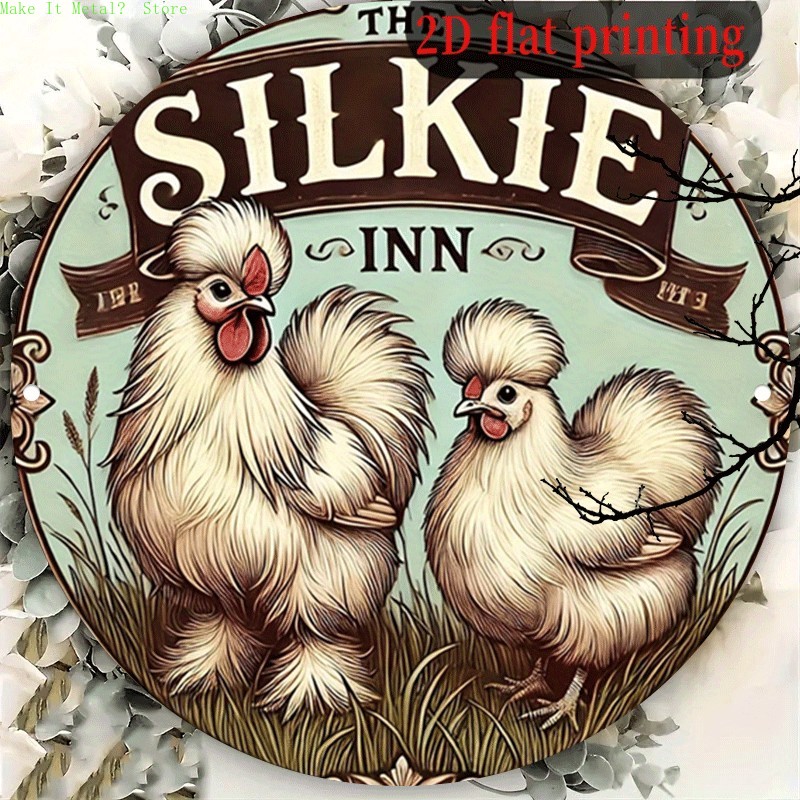 Vintage The Silkie Inn Round T - Home Bar And Kitchen ulasan dan harga