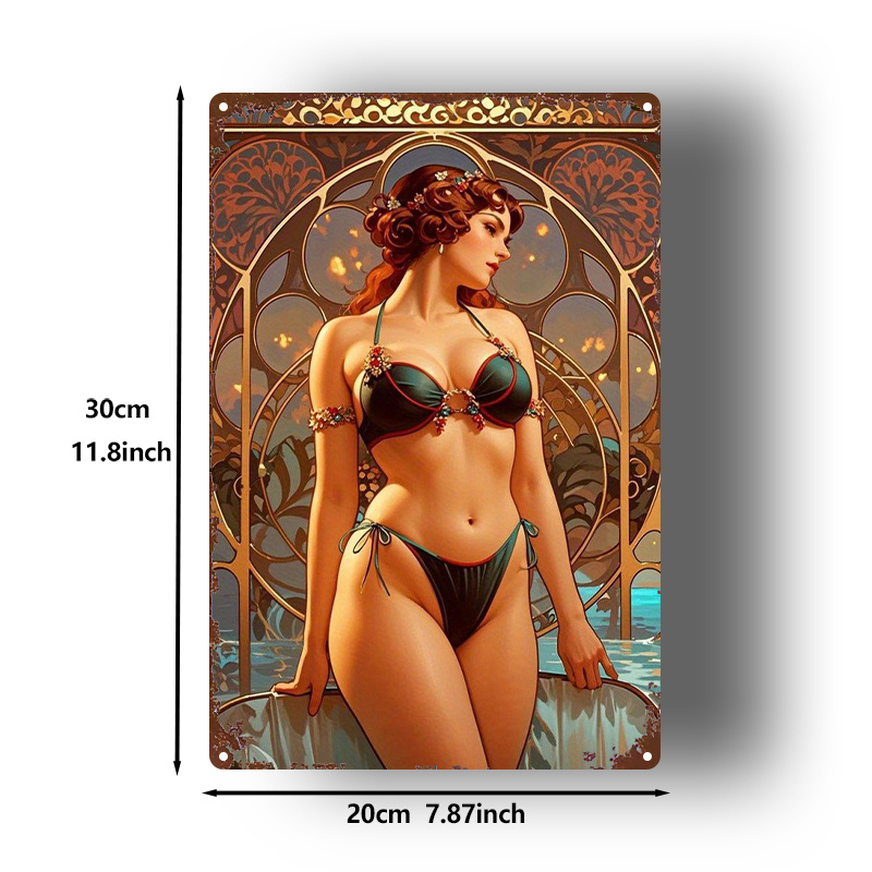 2D Flat Metal Sign, Retro Art  - Home Bar And Kitchen ulasan dan harga