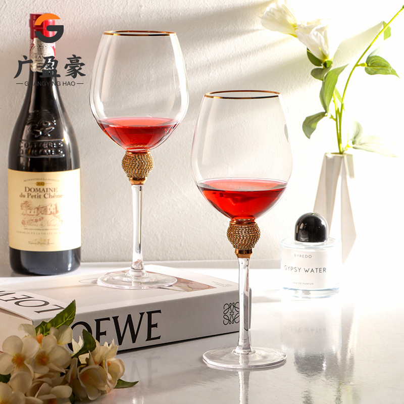 Luxury Diamond Gold Rim Highba - Highball Glass Set ulasan dan harga