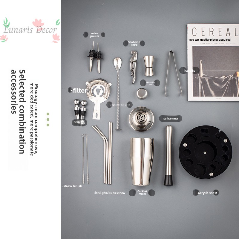 Complete Bartending Tools Kit  - Boston Shaker Set ulasan dan harga