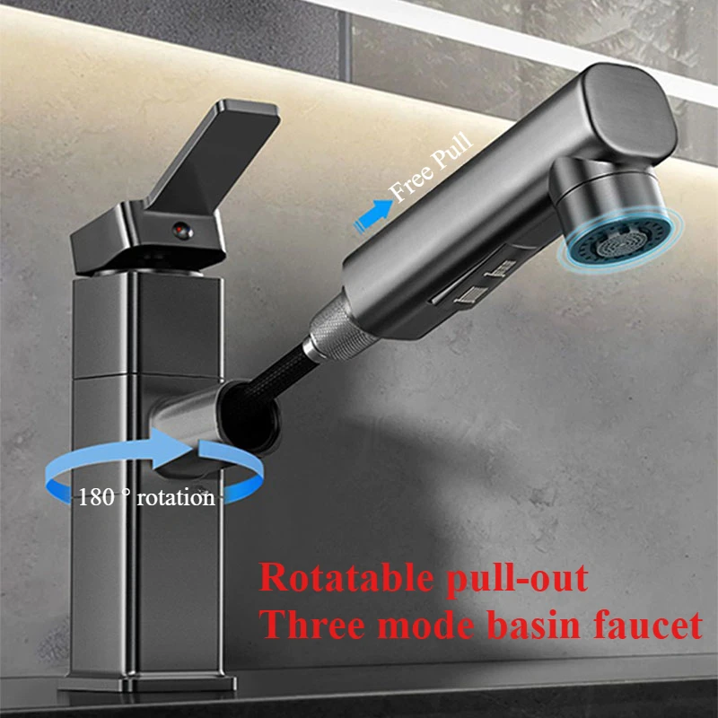 Pull Out Bathroom Faucet Hot a - Home Bar Sink ulasan dan harga