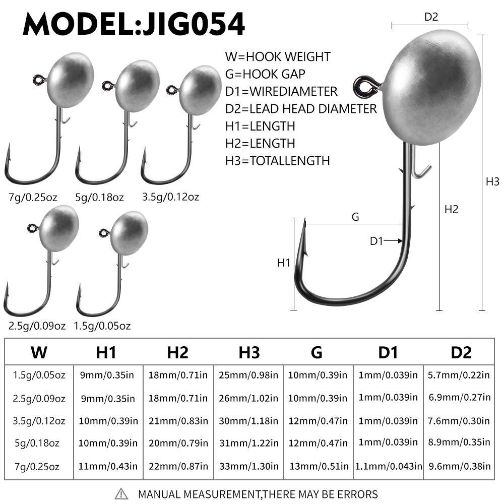 Sunlure 10PCS/Box Oval Lead Ji - Jigger Double Sided ulasan dan harga