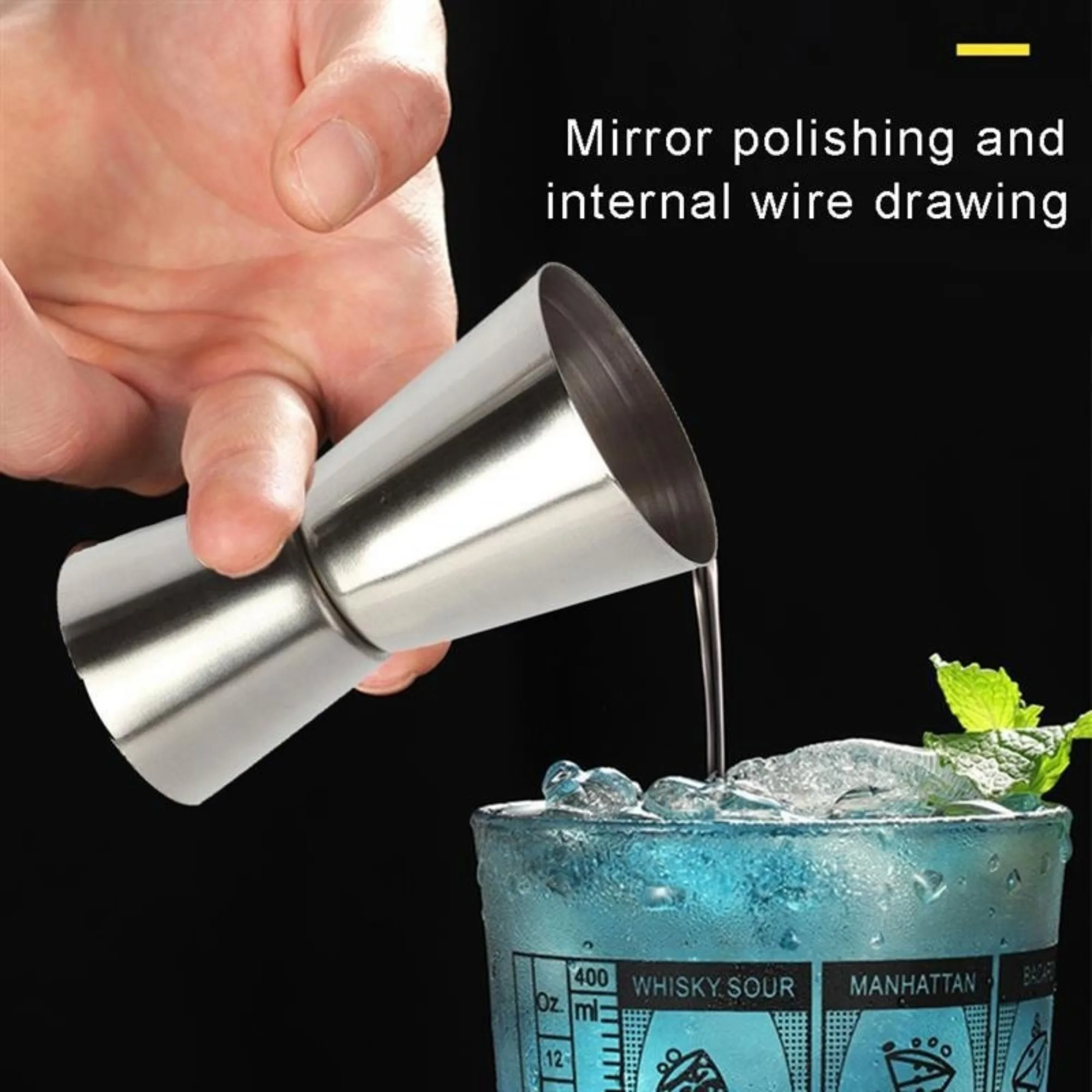 JJYY Stainless Steel15-30ml 25 - Jigger Double Sided ulasan dan harga