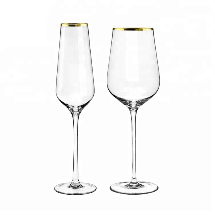 Gold Rimmed Highball Glass Red - Highball Glass Set ulasan dan harga