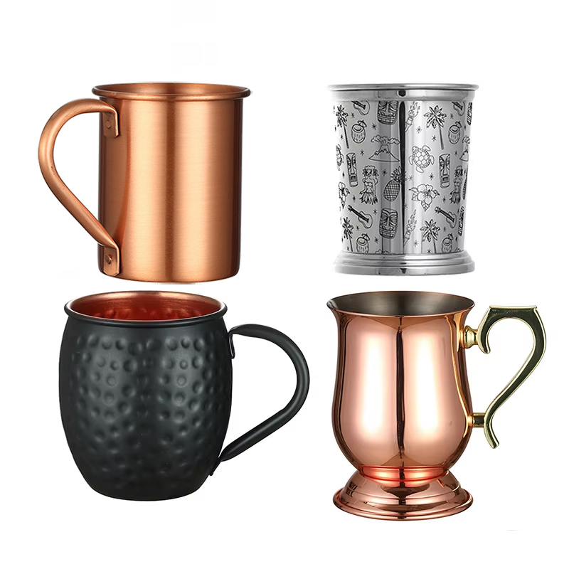 Hammered Copper Plated Stainle - Mule Copper Mug ulasan dan harga