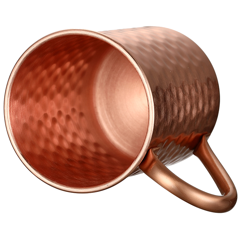 Hammered Copper Plated Stainle - Mule Copper Mug ulasan dan harga