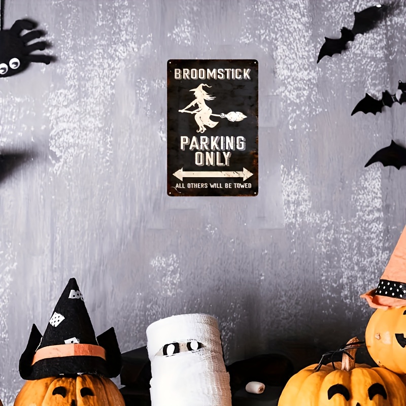 Vintage Halloween Metal Sign - - Home Bar And Kitchen ulasan dan harga