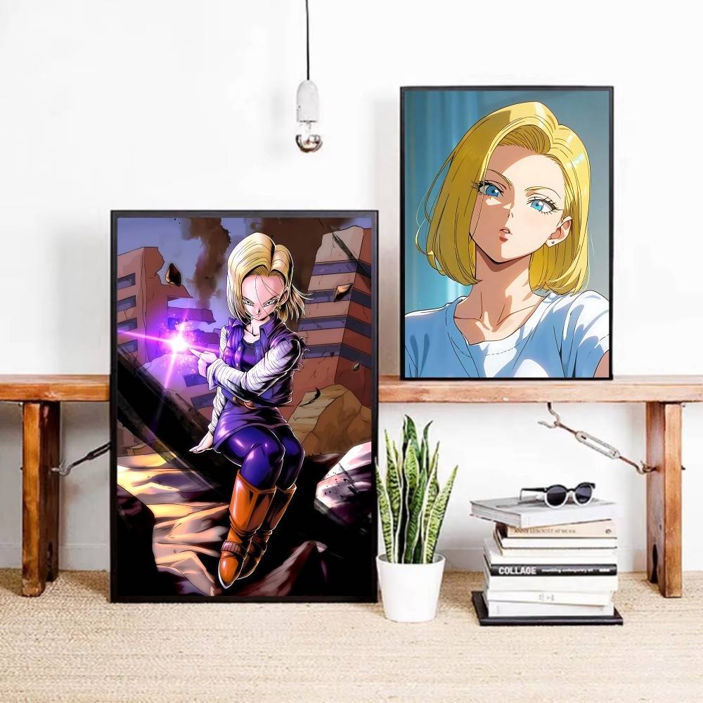 Anime DRAGON BALL Android 18 p - Home Bar Android ulasan dan harga