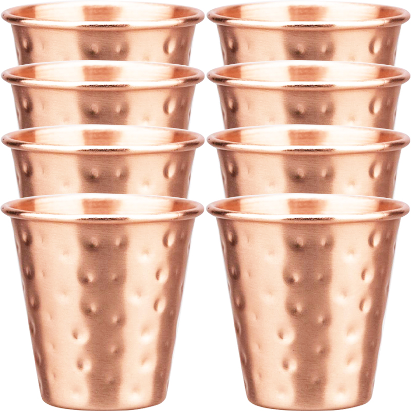 6cs 8Pcs New 100% Copper Cups  - Mule Copper Mug ulasan dan harga