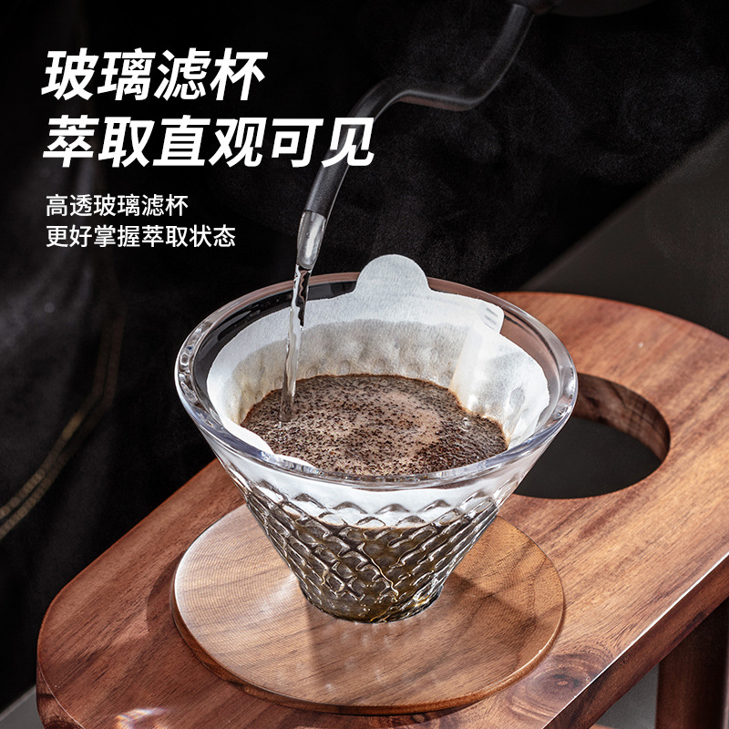 Glass Coffee Server Pour Over  - Home Bar Stand ulasan dan harga