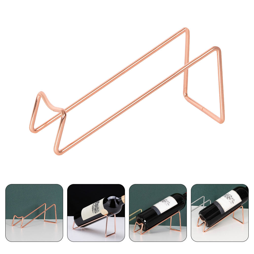 Minimalist Iron Wine Holder Si - Home Bar Stand ulasan dan harga