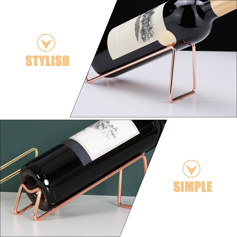 Minimalist Iron Wine Holder Si - Home Bar Stand ulasan dan harga