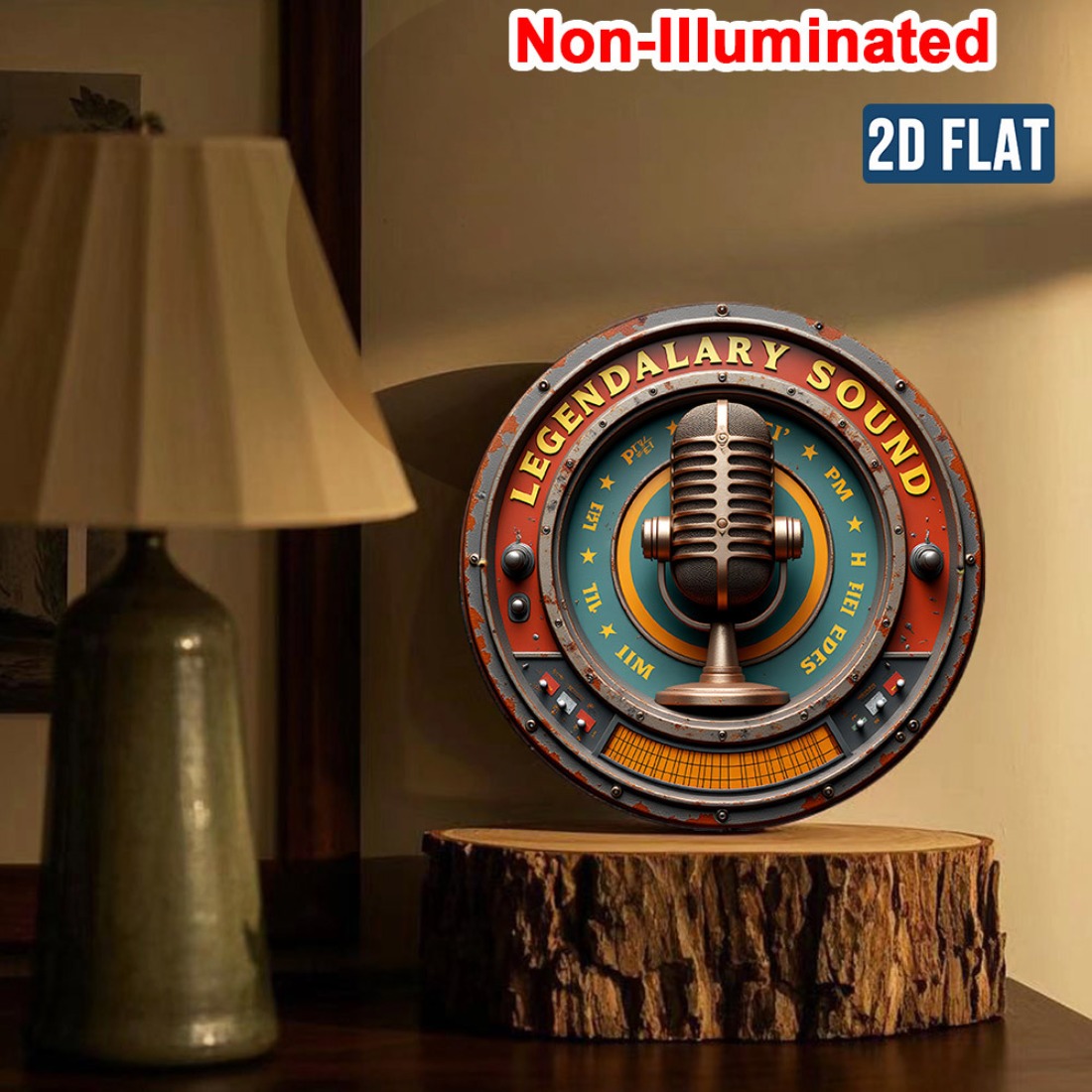 Vintage Stereo Wall Art 2D Met - Home Bar And Kitchen ulasan dan harga