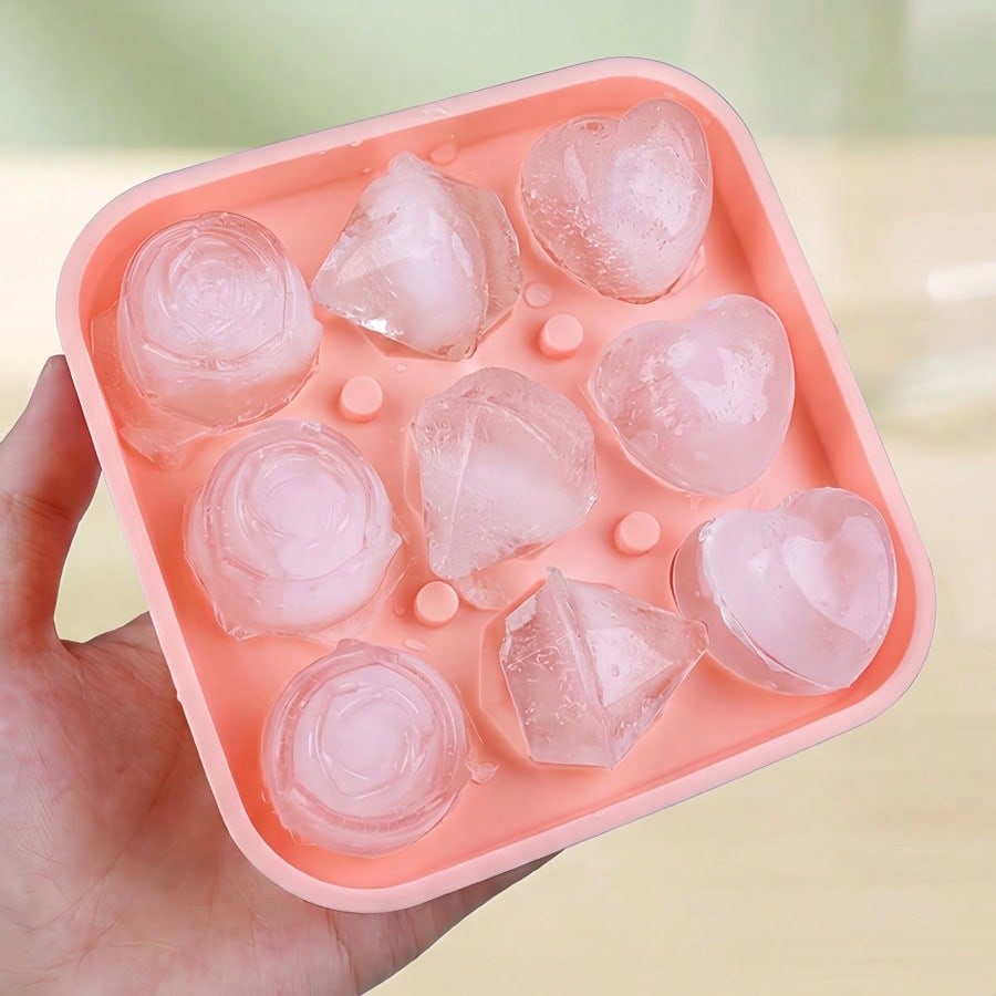 4pcs Rose Heart Diamond Ice Cu - Citrus Juicer Bar ulasan dan harga