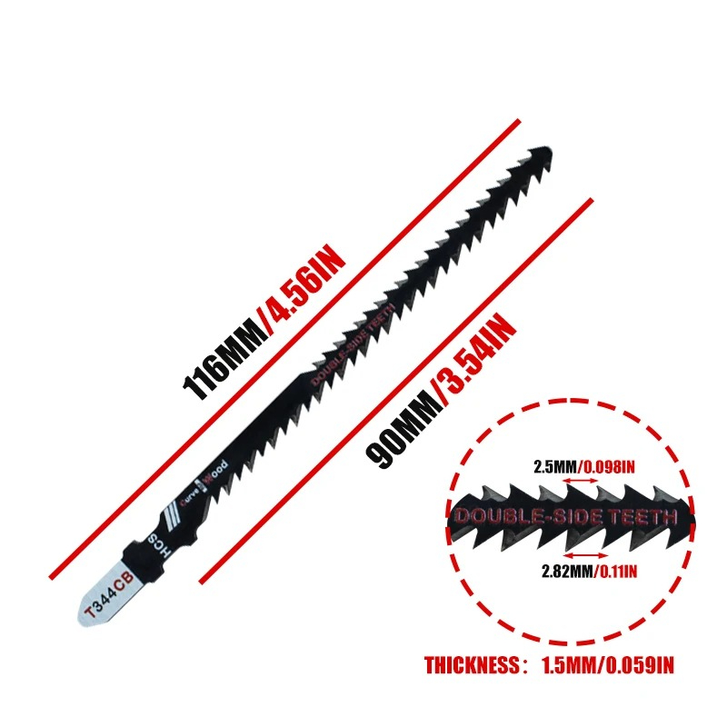 Double-Sided Jigsaw Blades 4/8 - Jigger Double Sided ulasan dan harga