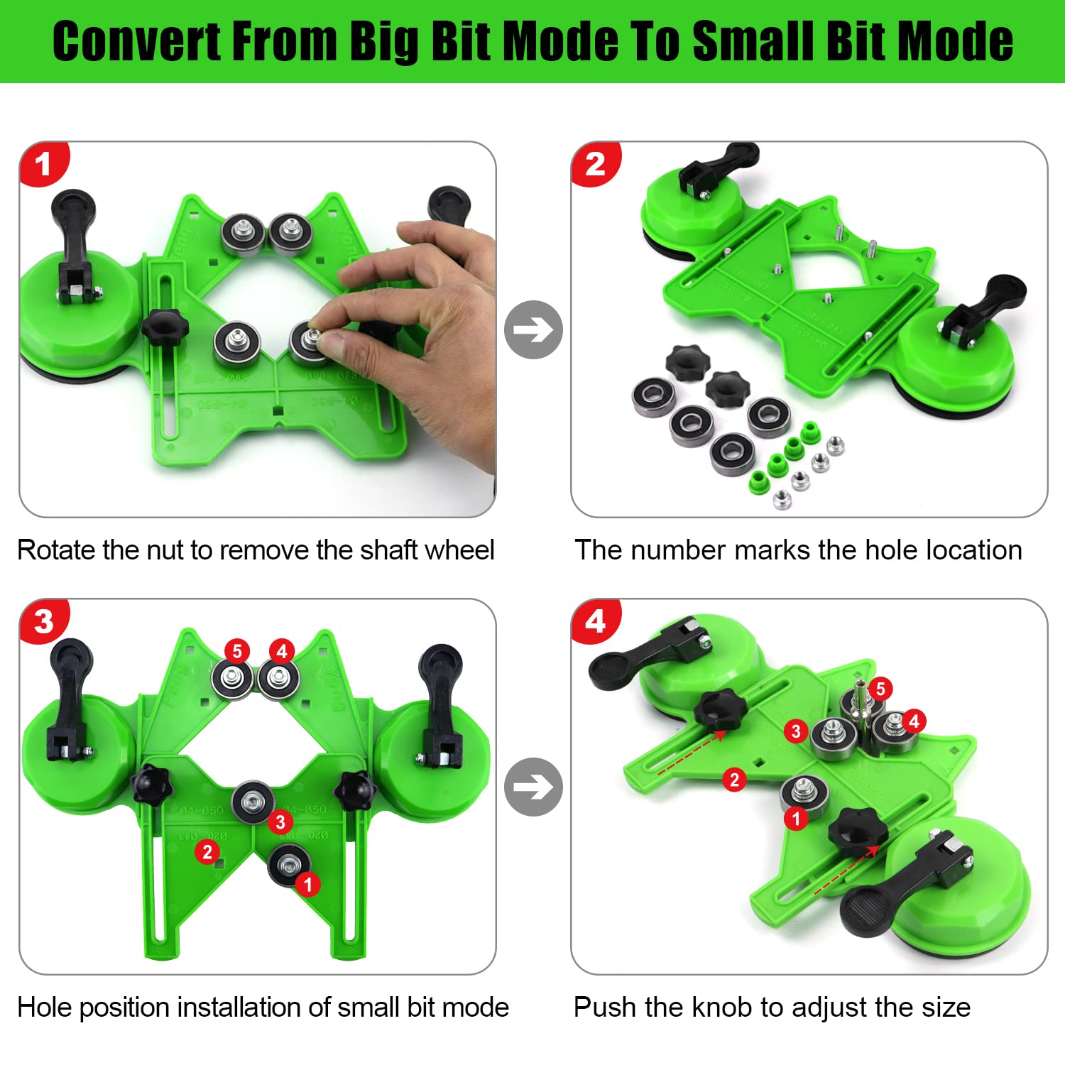17Pcs Diamond Tile Drill Bits  - Jigger Double Sided ulasan dan harga