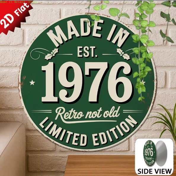 Made in 1976 Retro Not Old 2D  - Home Bar Cafe ulasan dan harga